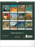 Realsystem Vincent van Gogh 300 x 340mm 2024 Falinaptár - Mintás