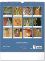 Realsystem Gustav Klim 300 x 340mm 2024 Falinaptár - Mintás
