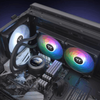 Thermaltake TH280 V2 Ultra ARGB Sync CPU Vízhűtés - Fekete