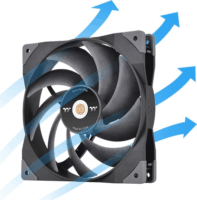 Thermaltake SWAFAN GT14 TT Premium Edition PWM Rendszerhűtő - Fekete