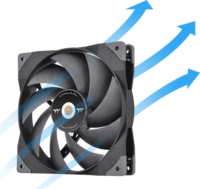 Thermaltake SWAFAN GT14 TT Premium Edition PWM Rendszerhűtő - Fekete
