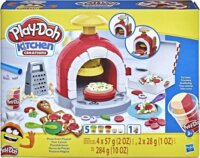 Hasbro Play-Doh Pizzéria gyurma játékszett 4x57g + 2x28g - Többszínű