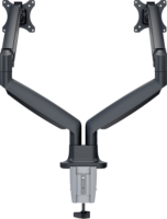 Multibrackets M Deskmount 15"-30" LCD TV/Monitor asztali tartó - Fekete (2 kijelző)