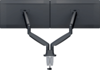 Multibrackets M Deskmount 15"-30" LCD TV/Monitor asztali tartó - Fekete (2 kijelző)
