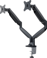 Multibrackets M Deskmount 15"-30" LCD TV/Monitor asztali tartó - Fekete (2 kijelző)