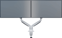 Multibrackets M Deskmount 15"-27" LCD TV/Monitor asztali tartó - Fehér (2 kijelző)