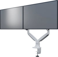 Multibrackets M Deskmount 15"-27" LCD TV/Monitor asztali tartó - Fehér (2 kijelző)