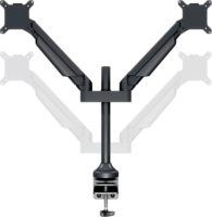 Multibrackets M Vesa 15"-32" LCD TV/Monitor asztali tartó - Fekete (2 kijelző)