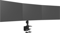 Multibrackets M Vesa Desktopmount 15"-24" LCD TV/Monitor asztali tartó - Fekete (3 kijelző)