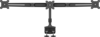 Multibrackets M Vesa Desktopmount 15"-24" LCD TV/Monitor asztali tartó - Fekete (3 kijelző)