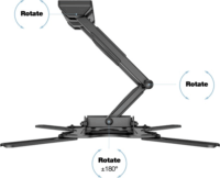 Multibrackets M Vesa Flexarm 32"-55" LCD TV/Monitor fali tartó - Fekete
