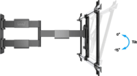 Multibrackets M Vesa Flexarm 37"-65" LCD TV/Monitor fali tartó - Fekete