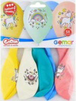 Gemar Ballons Unikornis mintájú lufi csomag (5 darabos)