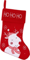 Rénszarvas mintás karácsonyi zokni Dekoráció