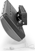 Nedis HTBA10GY Fürdőszobai Fali Elektromos Kvarc Hősugárzó 1200W - Ezüst