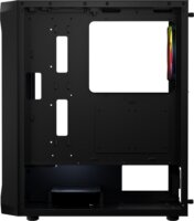 Logic Portos ARGB Számítógépház - Fekete