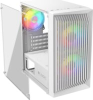 Logic Atos ARGB Mini Számítógépház - Fehér