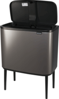 Brabantia Mülleimer Bo Touch 23 + 11 literes Szelektív szemetes kosár - Szürke
