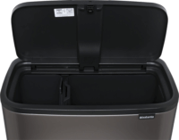 Brabantia Mülleimer Bo Touch 23 + 11 literes Szelektív szemetes kosár - Szürke