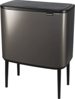 Brabantia Mülleimer Bo Touch 23 + 11 literes Szelektív szemetes kosár - Szürke