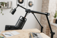 Cherry JA-0850 MA 6.0 Uni USB Mikrofon kar - Fekete