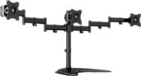 Multibrackets M Deskstand Basic Triple 15"-27" LCD TV/Monitor asztali tartó - Fekete (3 kijelző)