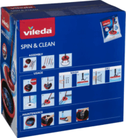 Vileda 161821 Spin & Clean Felmosó szett