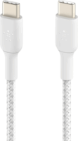 Belkin BoostCharge Twin Pack USB Type-C apa - USB Type-C apa Adat és töltő kábel - Fehér (1m)