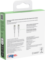 Belkin BoostCharge Twin Pack USB Type-C apa - USB Type-C apa Adat és töltő kábel - Fehér (1m)