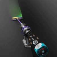 Dyson Gen5 Detect Absolute Porzsák nélküli álló porszívó - Lila/Szürke