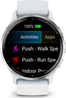 Garmin Venu 3 (45 mm) Okosóra - Ezüst/Fehér