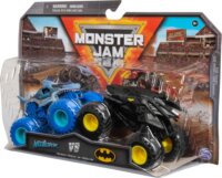 Spin Master Monster Jam Batmobil és Megalodon autók - Fekete/kék