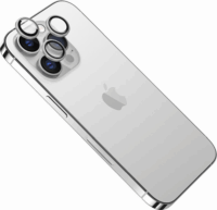 Fixed Apple iPhone 15 Pro / iPhone 15 Pro Max kamera védő üveg - Ezüst