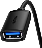 Baseus AirJoy Series USB-A apa - USB-A anya 3.0 Hosszabbító kábel - Fekete (0.5m)