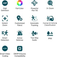 TP-Link Vigi C540V 4MP Turret Okos kamera