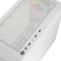 Logic Portos ARGB Mini Számítógépház - Fehér