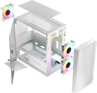 Logic Portos ARGB Mini Számítógépház - Fehér