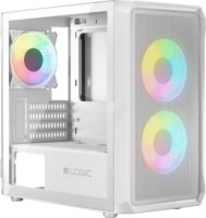 Logic Portos ARGB Mini Számítógépház - Fehér