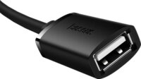 Baseus AirJoy Series USB-A apa - USB-A anya 2.0 Hosszabbító kábel - Fekete (0.5m)
