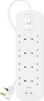 Belkin SRB004VF2M Túlfeszültség védő elosztó 8 aljzatos 2m - Fehér