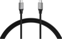 Varta Speed USB Type-C apa - USB Type-C apa Adat és töltő kábel - Fekete (2m)