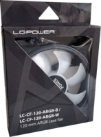 LC-Power 120mm PWM ARGB Rendszerhűtő - Fekete
