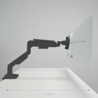 LC-Power LC-EQ-A49B 17" - 49" LCD TV/Monitor Asztali tartó - Fekete