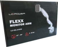 LC-Power LC-EQ-A49B 17" - 49" LCD TV/Monitor Asztali tartó - Fehér