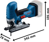 Bosch GST 18V-125 S Professional Solo Akkumulátoros szúrófűrész (Akku és töltő nélkül)