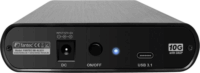 Fantec DB-ALU31 3.5" USB-C Külső HDD ház - Fekete