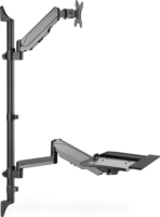 Digitus DA-90372 17"-32" LCD TV/Monitor asztali tartó - Fekete (1 kijelző)