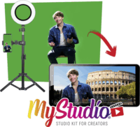 Easypix MyStudio Fotós háttér - Zöld