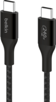 Belkin Boost Charge USB-C apa - USB-C apa 2.0 Adat és töltő kábel - Fekete (1m)