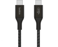 Belkin Boost Charge USB-C apa - USB-C apa 2.0 Adat és töltő kábel - Fekete (1m)